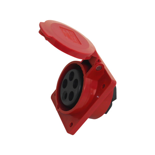 Built-in socket 415 16A-6h 400V 3P+PE IP44 UEC