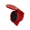 Built-in socket 425 32A-6h 400V 3P+PE+N IP44 UEC