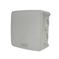 Коробка монтажна для відкритого встановлення 75х75х48 мм (зовн. 90х90х51 мм) IP54 сіра UEC