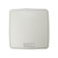 Коробка монтажна для відкритого встановлення 100х100х50 мм (зовн. 115х115х54 мм) IP65 сіра UEC