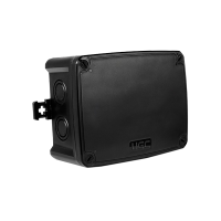 Junction box smooth walls 146х105х65 mm IP67 with fixing brackets black UEC