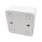 1-outlet 2P non-grounded socket 10A 250V white LINEA