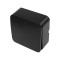 1-gang switch 10A 250V black LINEA