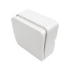 1-gang switch 10A 250V white LINEA