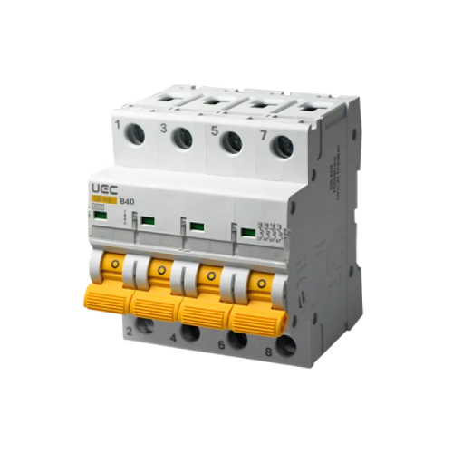 Miniature circuit breaker SB-M8 4P 40A type B 4,5kA UEC
