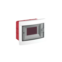 Flush mounting plastic box SНRV-P- 6 mod. 1row 176х135х100 IP40 UEC