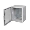 Plastic enclosure with mounting panel with transparent door 300x200x130mm IP65 UEC