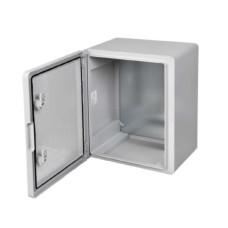 Plastic enclosure with mounting panel with transparent door 300x200x130mm IP65 UEC