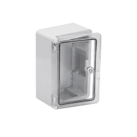 Plastic enclosure with mounting panel with transparent door 700x500x250mm IP65 UEC