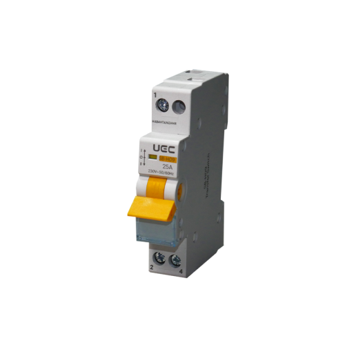 Вимикач-роз'єднувач трипозиційний SB-H09-63 1P 25А UEC