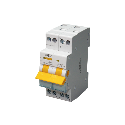 Вимикач-роз'єднувач трипозиційний SB-H09-63 2P 25А UEC