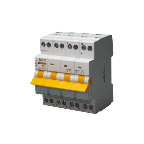 Вимикач-роз'єднувач трипозиційний SB-H09-63 4P 16А UEC
