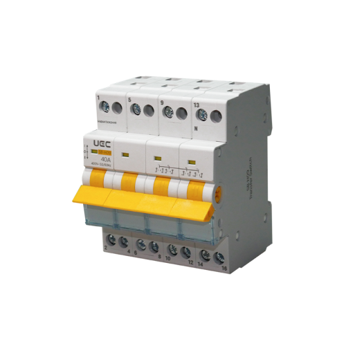 Вимикач-роз'єднувач трипозиційний SB-H09-63 4P 40А UEC