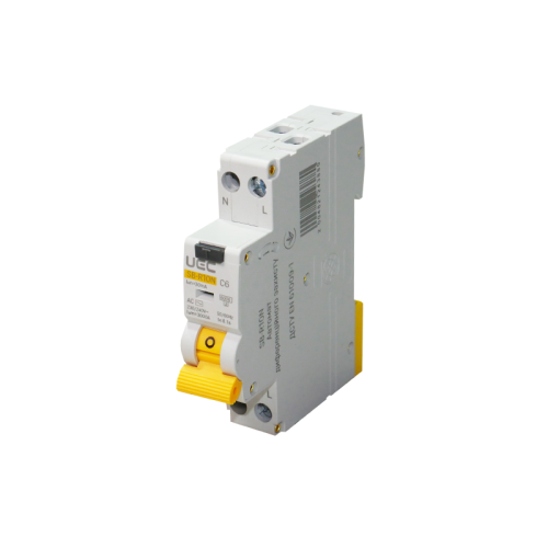 Автомат диференційного захисту SB-R10N 2P C 06A  30mA Tип AC  6kA UEC