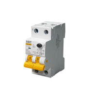 Автомат диференційного захисту SB-R9NE 2P C 6A  10mA Tип AC  6kA UEC