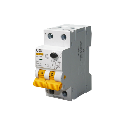 Автомат диференційного захисту SB-R9NE 2P B 25A  30mA Tип AC  6kA UEC
