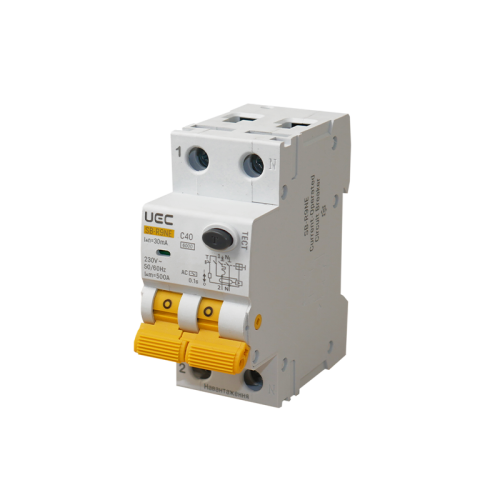Автомат диференційного захисту SB-R9NE 2P C 40A  30mA Tип AC  6kA UEC