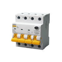 Автомат диференційного захисту SB-R9NE 4P C 06A  10mA Tип AC  6kA UEC