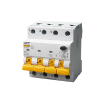 Автомат диференційного захисту SB-R9NE 4P C 25A  30mA Tип AC  6kA UEC