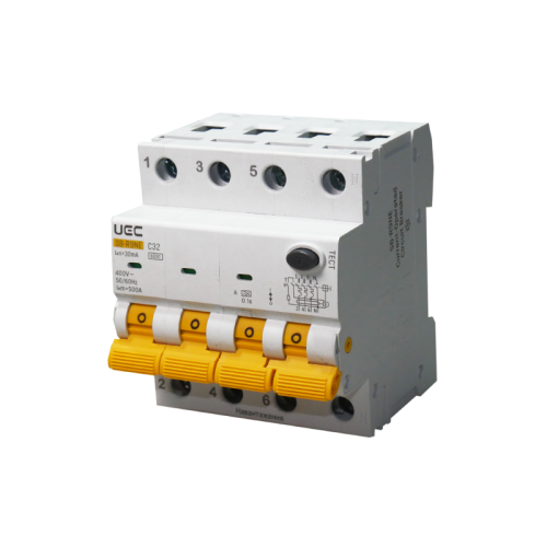 Автомат диференційного захисту SB-R9NE 4P C 32A  30mA Tип A  6kA UEC