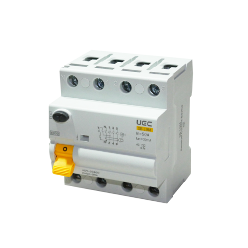 Пристрій захисного відключення SB-L9M 4P 50A  30mA Tип AC  6kA UEC