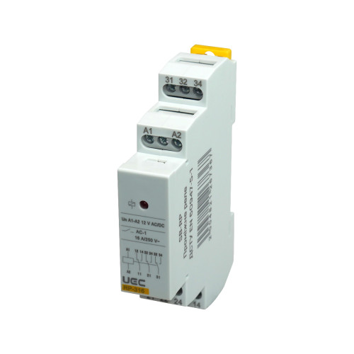 Intermediate relay RP 3 contacts (16A) 12 V AC/DC UEC