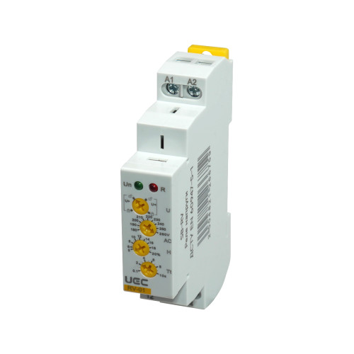 Voltage relay 1-phase RV-1 with locking 230 V AC UEC