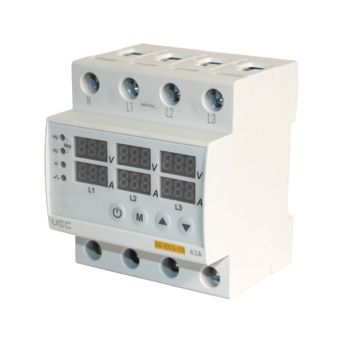 Voltage relay SB-RVA-08 4P 63A UEC