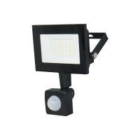 Прожектор LED UEC Delta SLC-MS 30Вт з датчиком руху 6500K IP54 чорний