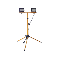 Spotlight  LED UEC Delta SLC-2 TR 2x30W on tripod 6500K IP65 black/yellow