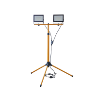 Прожектор LED UEC Delta SLC2-TR 2х50Вт на штативі 6500K IP65 чорний/жовтий