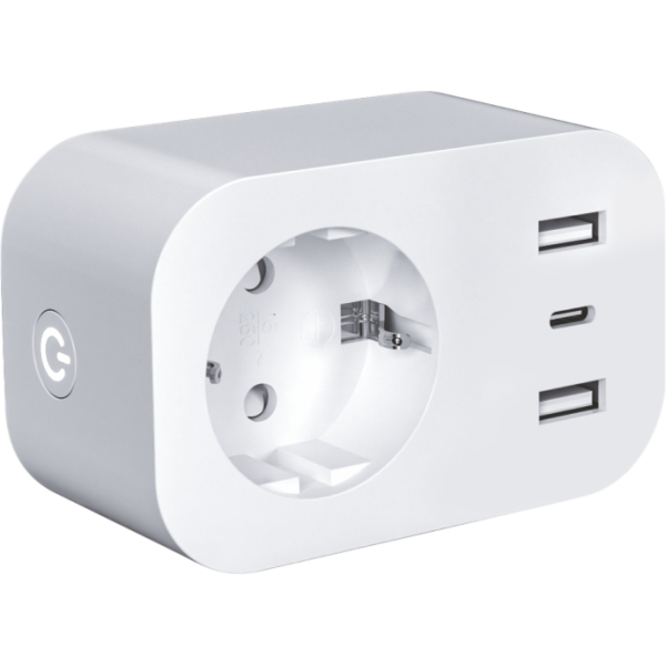 WIFI SMART розетка WPU-16A з енерго-моніторингом IP20 UEC