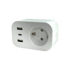 WIFI SMART розетка WPU-16A з енерго-моніторингом IP20 UEC