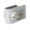 Adapter Т-02/01 1 socket 2P+PE 16А 2хUSB 2,4А white UEC