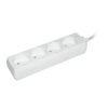 Extension cord P4 4 sockets 2Р/3m 2х0.75mm2 10A/250V STANDART UEC