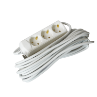 Подовжувач П03 3 місця 2P+PE/7м 3х1мм2 10А/250В ECO UEC