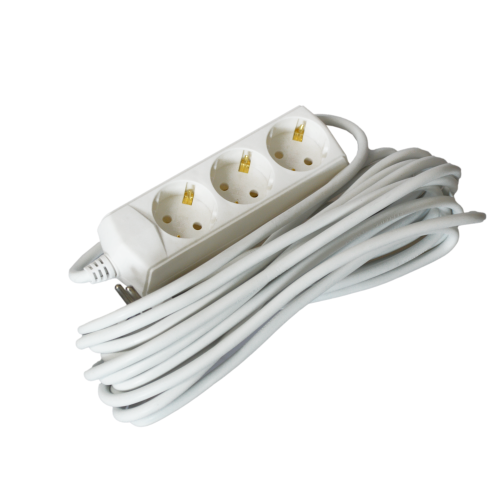 Extension cord P03 3 sockets 2P+PE/7m 3х1mm2 10A/250V ECO UEC