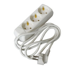 Extension cord P03 3 sockets 2P+PE/1,5m 3х1mm2 10A/250V ECO UEC