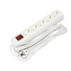 Extension cord P05V 5 sockets 2P+PE/3m 3х1mm2 10A/250V on/off ECO UEC