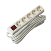 Extension cord P05V 5 sockets 2P+PE/7m 3х1mm2 10A/250V on/off ECO UEC