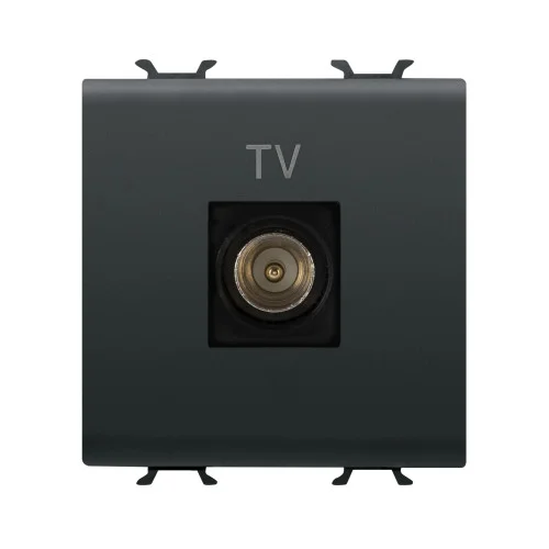 Розетка TV Chorusmart MALE CONN 9.5mm 2M чорний GEWISS
