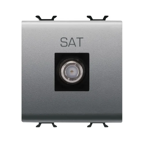 Розетка TV/SAT Chorusmart FEMALE CONN 2M титан GEWISS