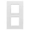 LUX INT. PLATE 2+2M V.MET.SAT.WHITE
