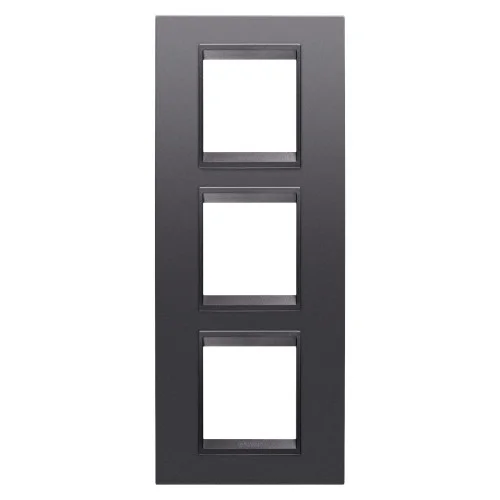 Рамка Chorusmart LUX 2+2+2M вертикальна сланець абсолют GEWISS