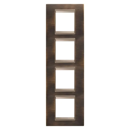 LUX INT. PLATE 2+2+2+2M V.ME.ANT.BRASS