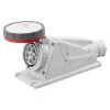 IP67 90°W.RECEPTACLE 3P+E 63A 400V 6H