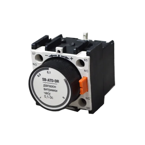 Time delay contact SB-ATD-DR0 breaking delay 0,1-3s. UEC