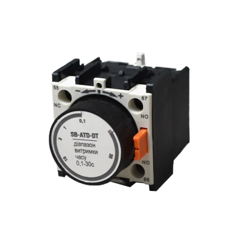 Time delay contact SB-ATD-DT2 closing delay 0,1-30s. UEC