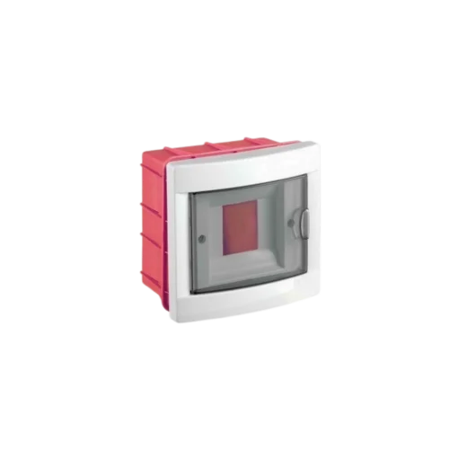 Flush mounting plastic box SНRV-P- 4 mod. 1row 140х150х98 IP40 UEC