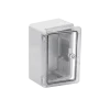 Plastic enclosure with mounting panel with transparent door 500x400x180mm IP65 UEC